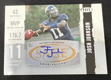JOSH JOHNSON 2008 SAGE Hit Silver Autographs #A89 Rookie Card RC AUTO. rookie card picture