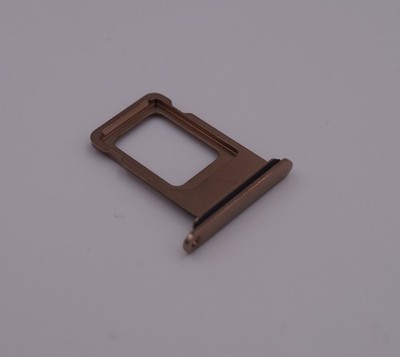 Apple iPhone XS Max Sim Karten Halter Schlitten Tray Dual Sim Gold