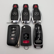 Lot 6 Mixed Oem Key Fob Mercedes-benz Lexus Mazda Audi Lot 6 Mixed Oem Key Fob Mercedes-benz Lexus Mazda Audi