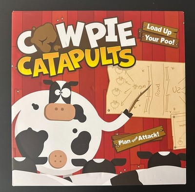 Nib CowPie Catapults 2 Player Action Game The Good Game  Battle of the Barnyard