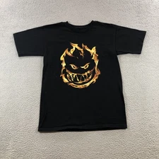 spitfire t shirt Men’s S Black Logo Flames 