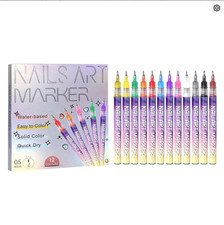 3D Nail Art Special Nail Marker Polish Pen, DIY Nail Art Beauty Decoration Manic