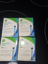 One Touch Ultra Blue Blood Glucose Test Strips - Box of 100 X 4 400