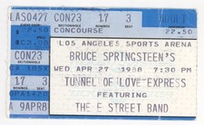 Bruce Springsteen 4/27/88 Los Angeles CA Sports Arena Concert Rare Ticket Stub