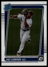 2021 Donruss Optic #85 Daz Cameron Rookie Detroit Tigers Baseball Card NM MT. rookie card picture
