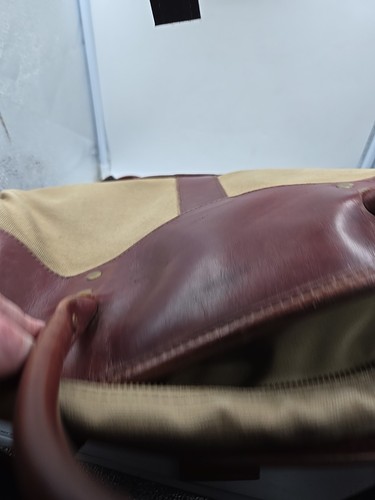 jw hulme leather Laptop/tote Bag 16" By 12" - Afbeelding 9 van 11
