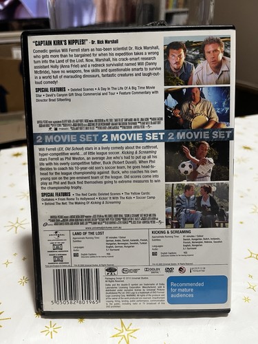 Land Of The Lost / Kicking & Screaming (DVD, 2010) Region 4 Fast Postage Av - Picture 2 of 3
