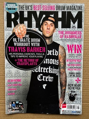 BLINK 182 RHYTHM #218 MAGAZINE AUGUST 2013 - Travis Barker cover with more insid