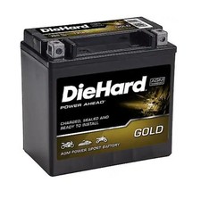 DieHard Powersports Battery TX14, 200 CCA,12 Amp Hour Capacity, For Off-Road NEW
