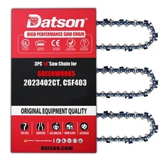 14" Chainsaw Chain 3/8" LP Pitch.043" Gauge 52DL,For GREENWORKS 2023402CT,CSF403