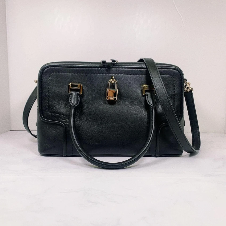 Сумка Samantha Thavasa Shumando Jardin Boston кожаная черная как новая неиспользованная - Изображение 3 из 4