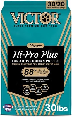 VICTOR Super Premium Dog Food   Hi-Pro Plus Dry Kibble   High Protein Dog Food w