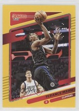 2021-22 Panini Donruss Yellow Flood Terance Mann #156 14dq