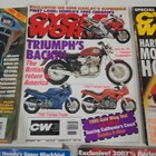 Cycle World 90s R1000RS ST1100 KR1100RS CBR600F3 TRIUMPH RADIAL CHOPPER LOT (5) — photo 3