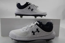 Under Armour Glyde Softball Cleat Women's White/Navy New without Box