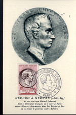 1043+ FDC   CARTE  1er JOUR     GERARD  DE  NERVAL   PARIS.