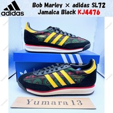 Bob Marley  adidas SL72 Jamaica Black KJ4476 Men's Size