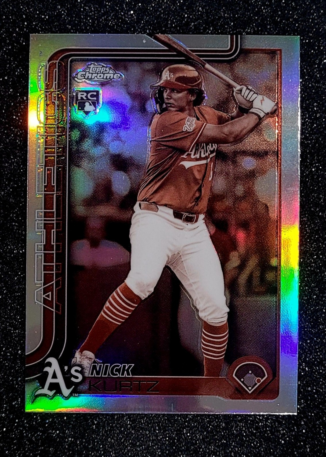 2025 Topps Chrome Update Series - Nick Kurtz RC #USC178 - Sepia Refractor