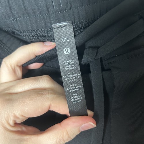 Lululemon black ABC jogger pant men's XXL classic drawstring athletic - Picture 8 of 8
