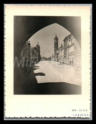 Foto, Tschechien, Domažlice/ Taus, Blick durch Stadttor, 1936, L272L