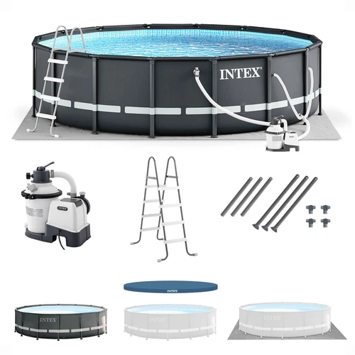Intex 26309ST 14' x 42" Ultra XTR Frame Above Ground Pool Set w/ Pump (Open Box)
