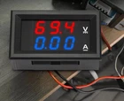 LED Digital Volt  and Amp Meter Dual 0-100V / 0-10A Red DC Panel