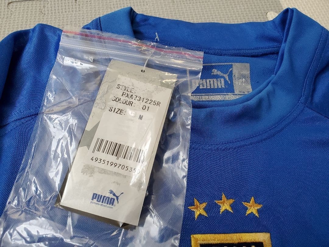 Deadstock #7 DEL PIERO ITALY 2004 Euro Original Home Jersey Patch Size M unused thumbnail 6