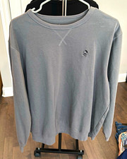 Disney Parks Mickey Mouse Gray Embroidered Sweatshirt Adult XL Unisex