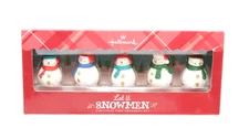 Hallmark Let It Snowmen Christmas Ornament Set of 5 Gary Head Artist Collection