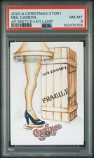 2024 Cryptozoic A Christmas Story Leg Lamp Crate Sketch Card by Neil Camera AP