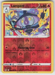 Lampent 025/196 Lost Origin Reverse Holo Uncommon