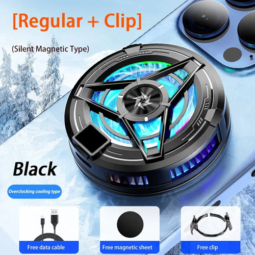 2 in 1 Mobile Phone Radiator Semiconductor Fast Phone Cooling Fan For Phone - 第 1/14 張圖片