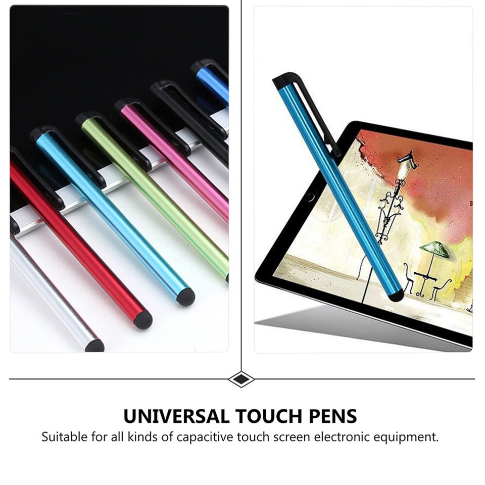 80 Pcs Universal Touch Pens Tablet Screen Stylus Assorted Color for