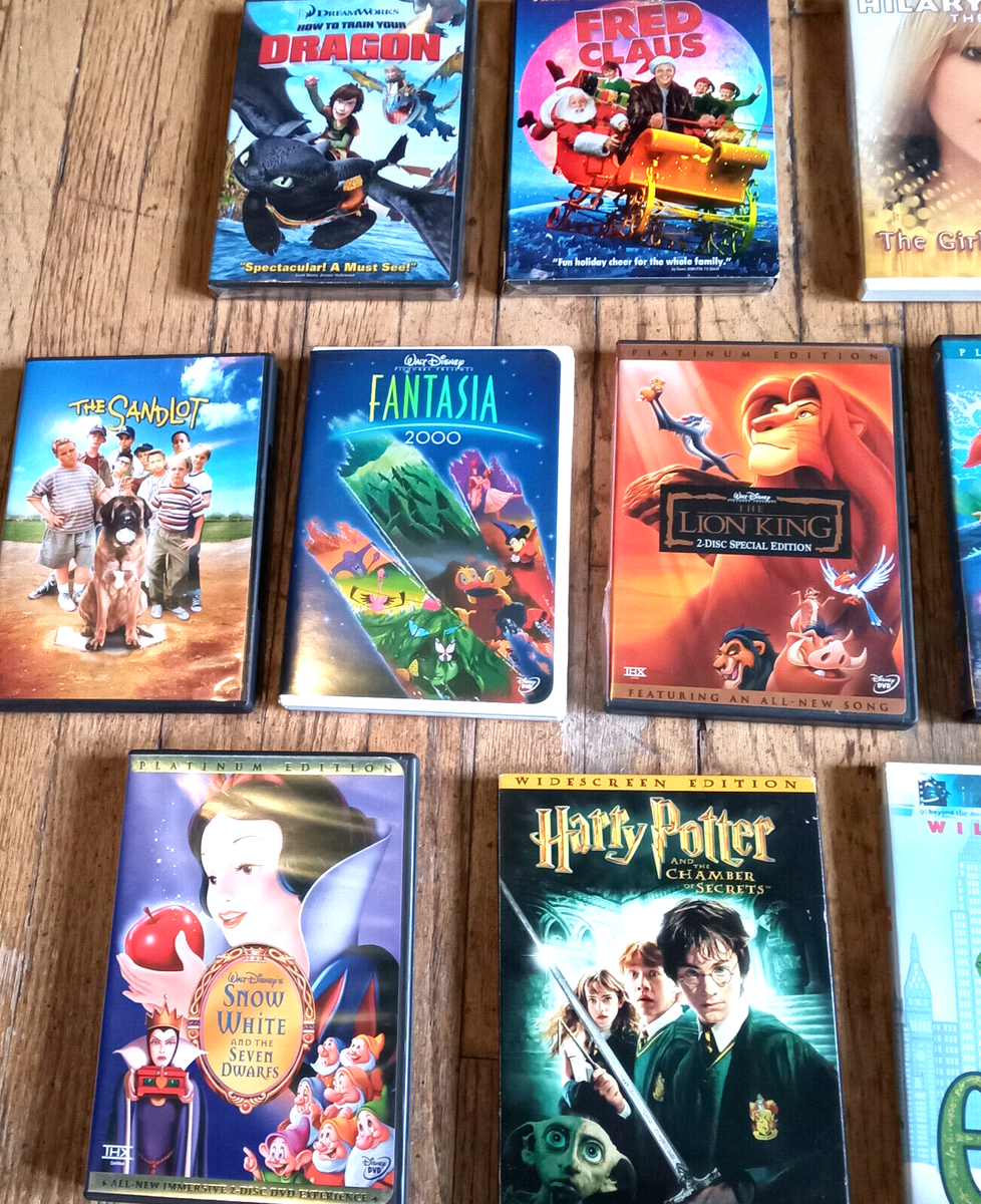 Lot of 11 Childrens/Family DVD movies, Disney 2 are new