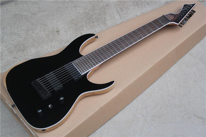 24 Frets Ash Body Matte Black Blackmachine B2 Special 8 24 Frets Ash Body Matte Black Blackmachine B2 Special 8