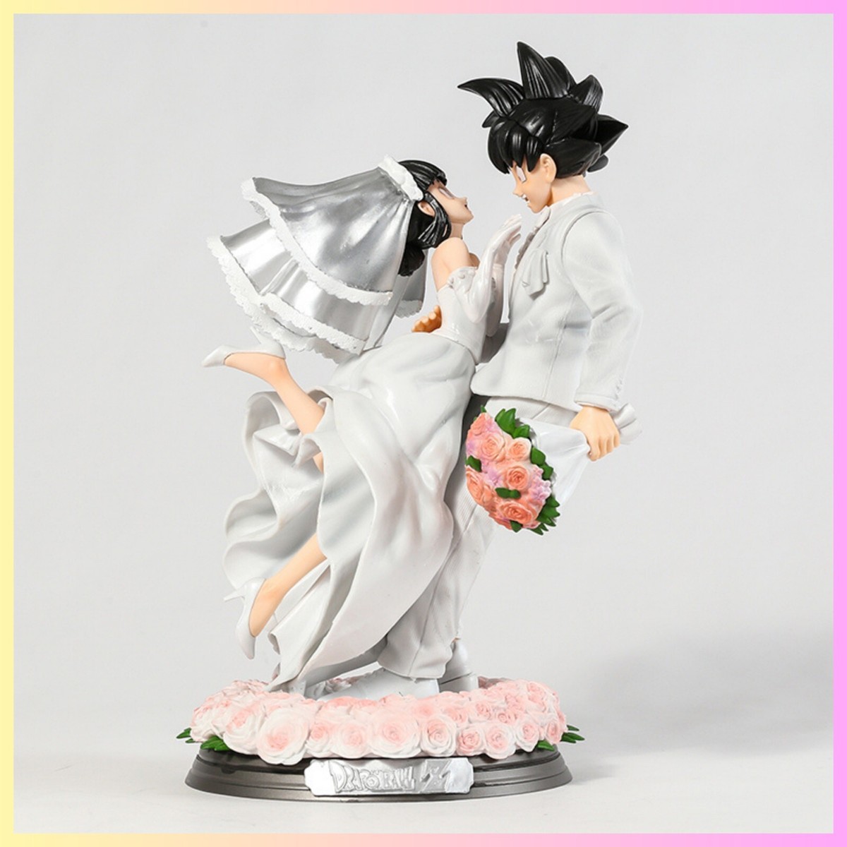 Son Goku Chichi Wedding Figurine DBZ 31 cm PROMO!! | eBay