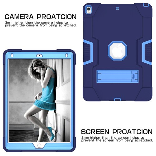 iPad Air 3 Pro 10.5"Cases 3in1 Hybrid Heavy Duty Rugged Built in Kickstand Cover - Picture 15 of 73