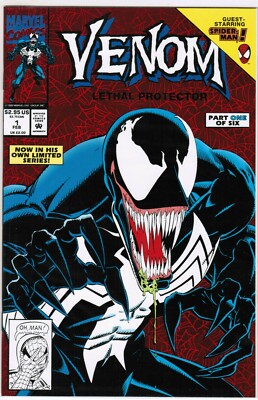 ベノム コミックVENOM LETHAL PROTECTOR #1 Venom Lethal Protector #1 Marvel 1993 Red Holofoil - guest