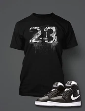 23 Tee Shirt Get on My Level Match Retro J1 Shoe Graphic Big Tall Sm TShirt