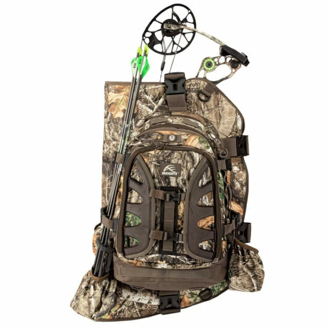 Insights hunting the vision compound 2025 bow carrier pack in realtree edge