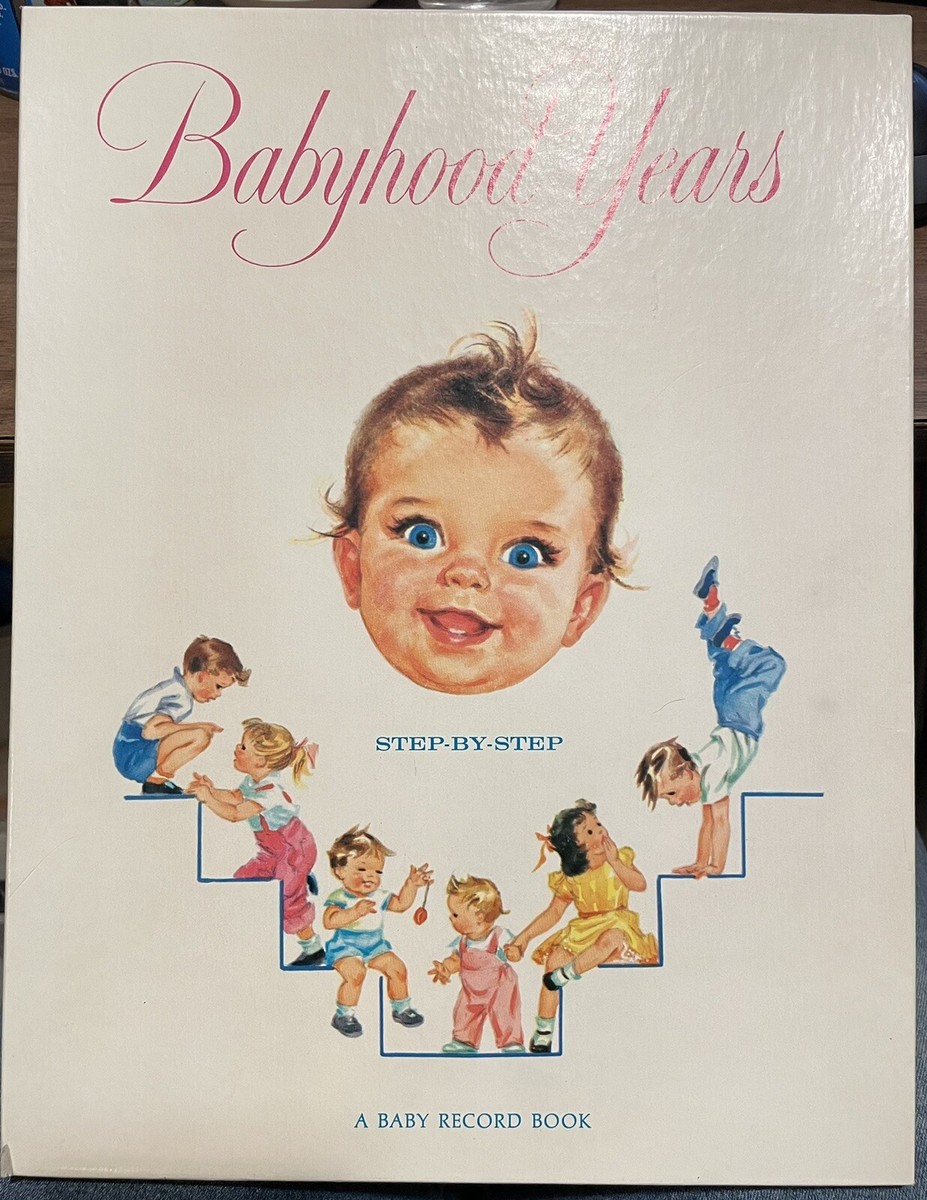 Vintage Baby Book Babyhood Years Baby Record Book Never Used