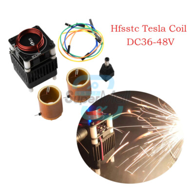 DC36-48V High Frequency Hfsstc Tesla Coil DIY Kit Electronic Candle Plasma Flame