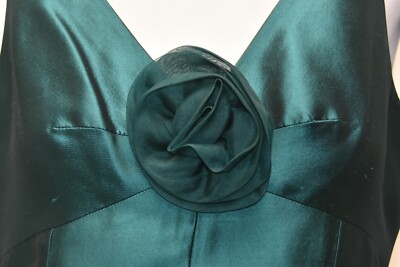 $560 NEW Rickie Freeman TERI JON Duchess Emerald Green SILK Dress Flower Pin 4 | eBay $560 NEW Rickie Freeman TERI JON Duchess Emerald Green SILK Dress Flower Pin 4 | eBay