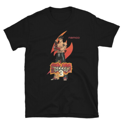 Tekken 3 Namco Arcade Video Game Promo Throwback T-Shirt | eBay