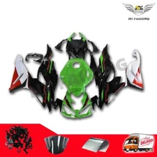 NTNT Injection Green White Full Set Fairing Fit for Kawasaki 2019 2023 ZX6R j019