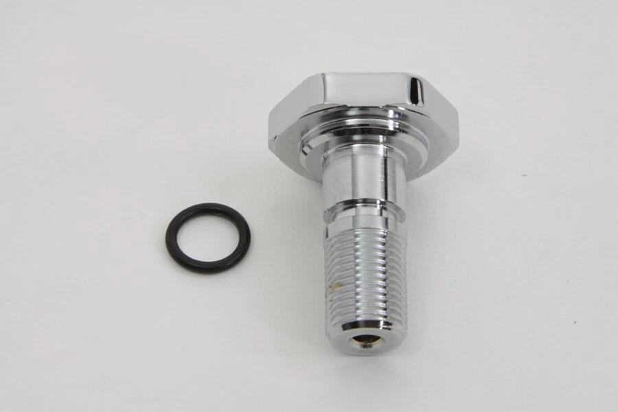 Perno de tubo de horquilla cromado para Harley Davidson Foto 3 de 4