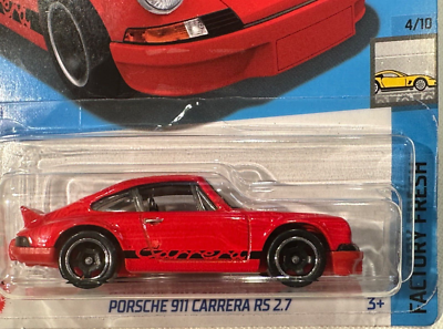 2024 Hot Wheels Porsche 911 Carrera RS2.7 RED 4/10 Factory Fresh