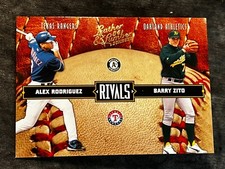 2004 Donruss Leather & Lumber RIVALS Alex Rodriguez / Barry Zito 2317/2499