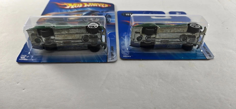 2005 Hot Wheels Collector #157 TALBOT LAGO Green w/Chrome Lace Spokes short lot - Image 2 of 4