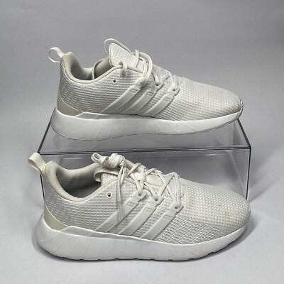 Adidas Originals Questar Flow Shoes Sneakers Triple White Size 7.5 - EG3191